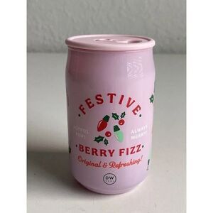 DW Home Festive Berry Fizz Soda Pop Candle 6.2 Oz Scented Christmas NEW